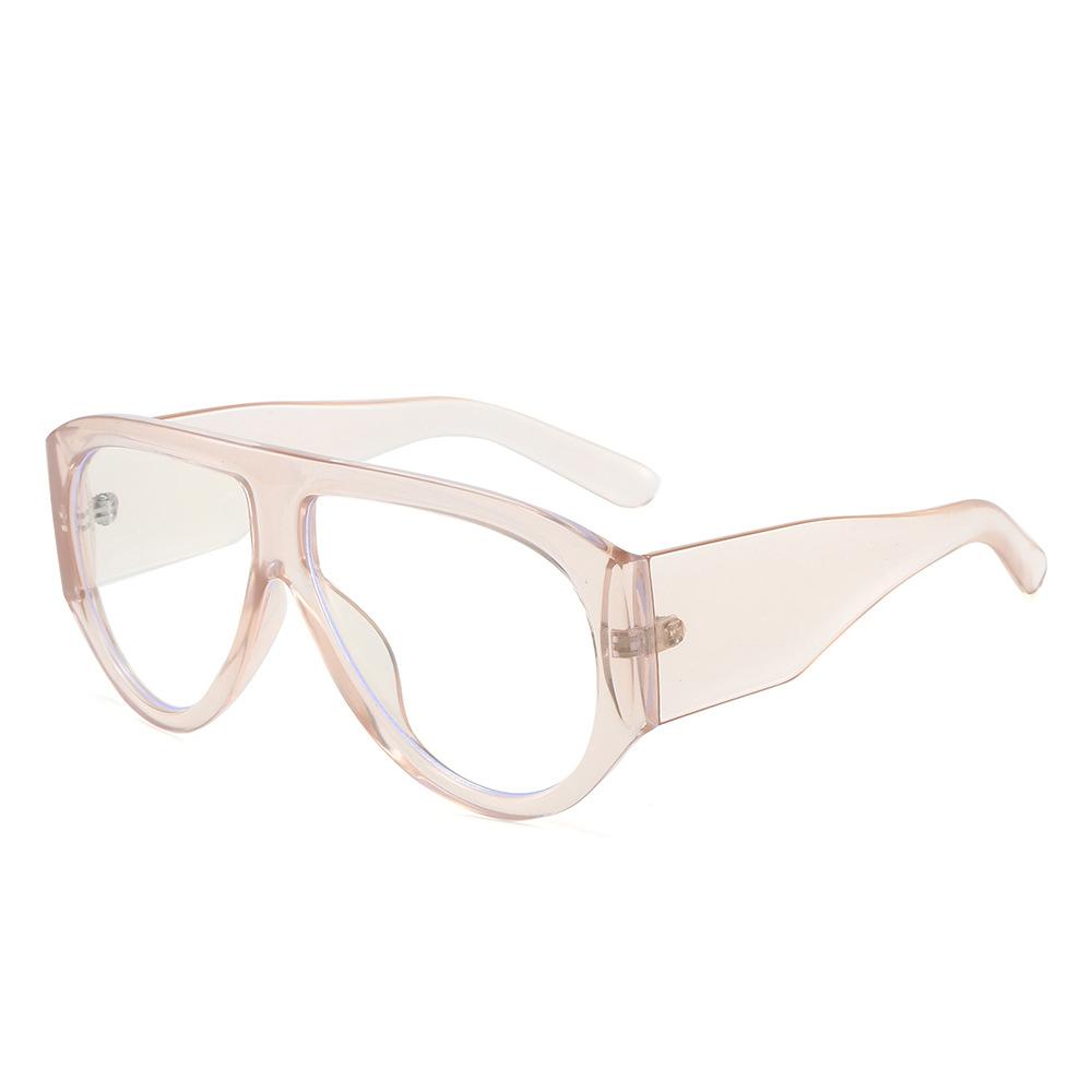 

Новые Большие Рамки Роскошные Очки для Близоруких С Защитой от Синего Света Большого Размера Пилот Модные Очки Овальные С Прозрачными Линзами Очки для Близоруких 0