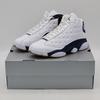 414571-140 Nike Air 13 Retro White and Midnight Navy (Men's)