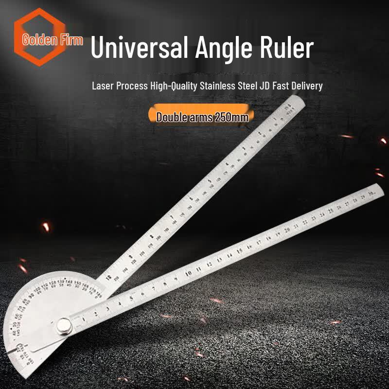 Jingulao Stainless Steel Universal Angle Protractor Universal Angle Protractor