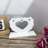 Individualized Frames and Decors Mold Creative Heart Shaped Ornament Silicone Mold For DIY Projects And Home Accent