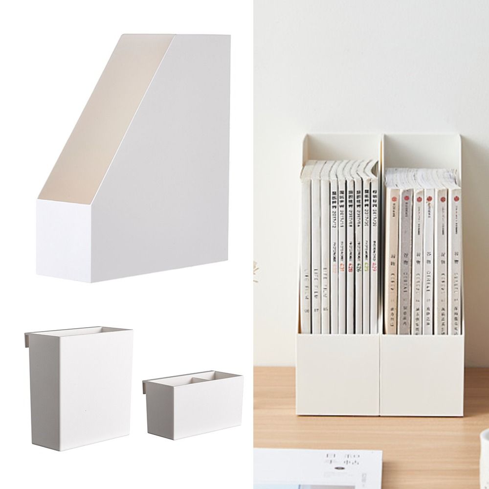 Plastic Bookends Large Capacity Book Stand High Quality Book Support Rack Desktop Organization