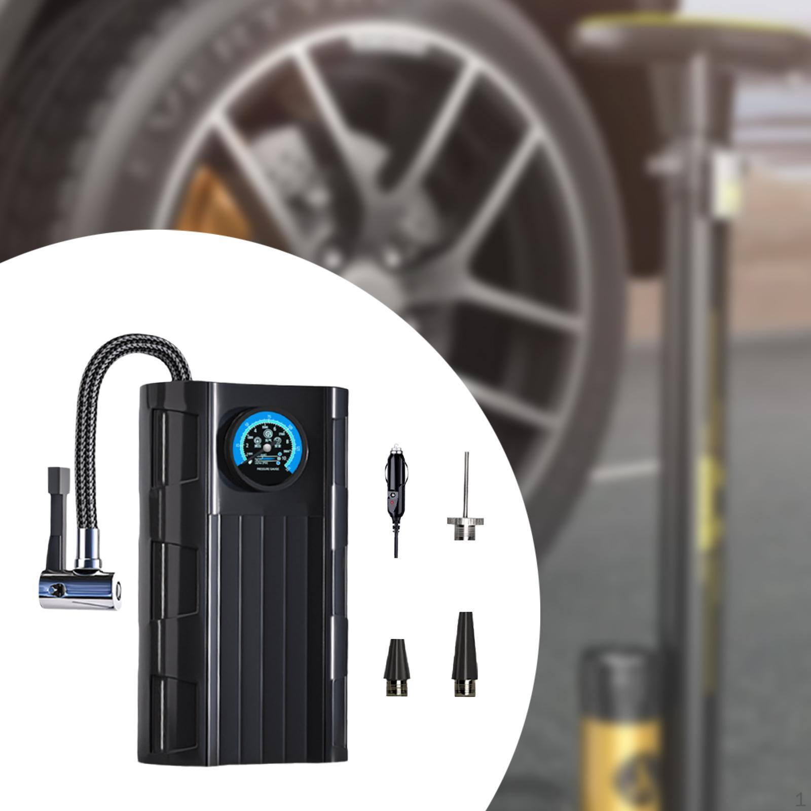 

Автомобильный насос для накачивания шин с автоматическим отключением для шин скутера велосипеда Mechanical Pointer