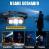 LED Headlamp Rechargeable Headlight Flashlight Head Lamp for Outdoor Hunting Hiking Camping Gear