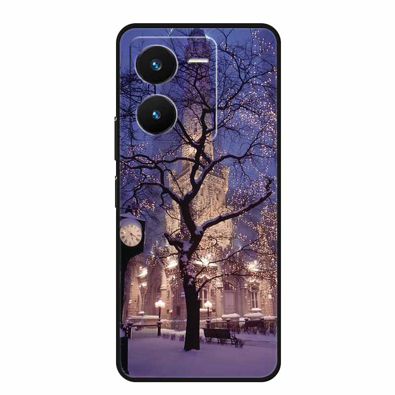 For Vivo IQOO Z8 Case Luxury Soft TPU Silicone Phone Cases for Vivo IQOO Z8X 5G V2314A V2312A Cover Protective Cartoon New Funda