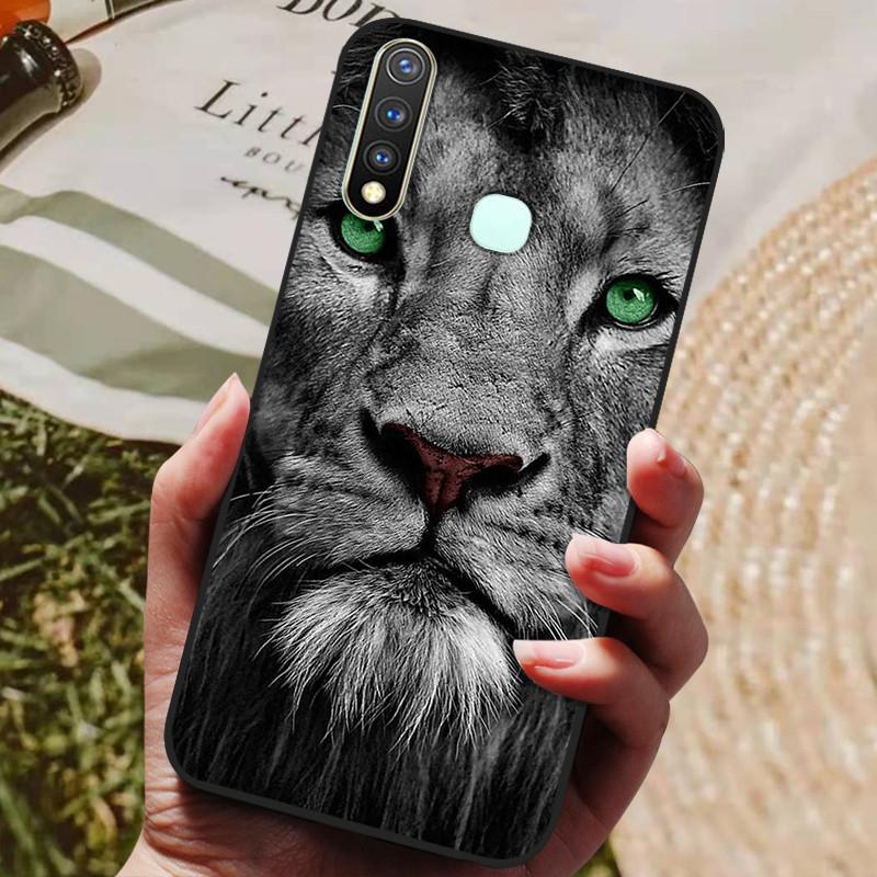 For Vivo Y19 Case Silicone Cover For Vivo 1915 Y19 Y 19 Case 6.53'' Soft TPU Silicon Phone Back Protective Bumper Shells Coque