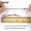 Elastic DIY Jewelry & Phone Lanyard with Lobster Clasp & Metal Tube