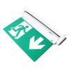 Exit Sign LED Battery Powered Emergency Safety Facilities Acrylic ABS Green AC85?265V