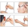 Acupuncture Pen Facial Reflexology Tools Stainless Steel Trigger Point Massager Deep Tissue Back Massager Body Face Massage