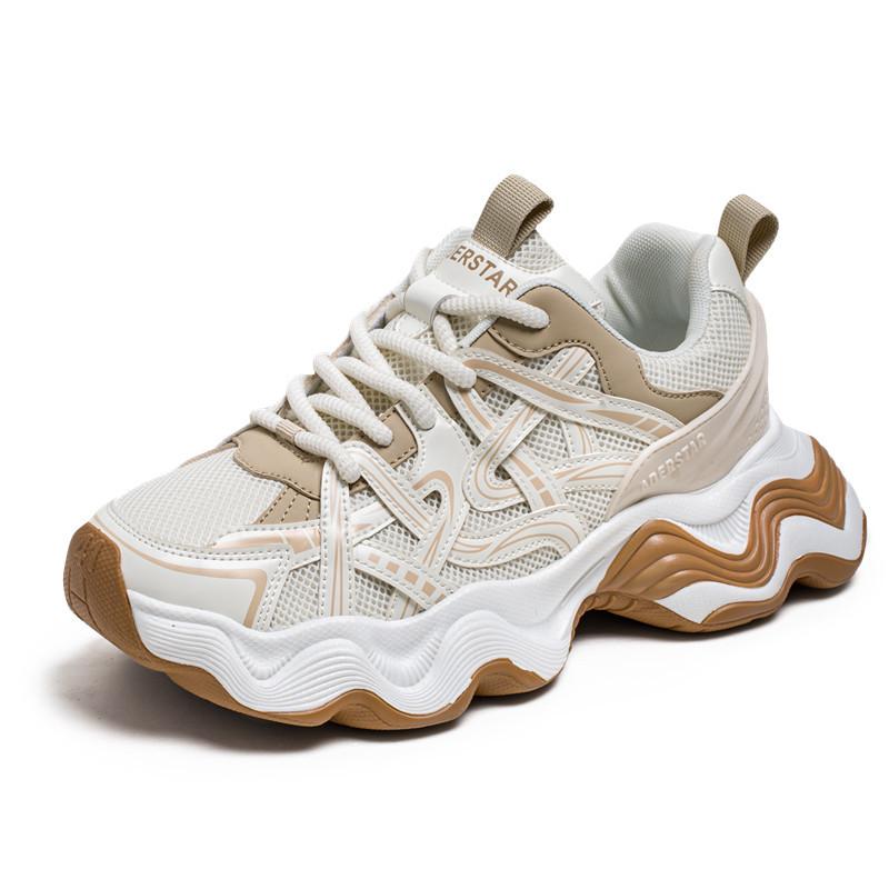 

Кроссовки мужские весенне-летние новые дышащие туфли для папы мужские кроссовки на толстой подошве для студентов модные мужские туфли 39