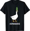Смешная футболка для любителей гусей-спаржи Asparagoose