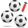 LNCOJOLM Mini Basketball Toy 16cm Kids Soccer Ball and Air Pump 3-Piece Set Mini Soccer Toy Indoor Soccer Sports Ball for Outdoor Use At Beach Pool