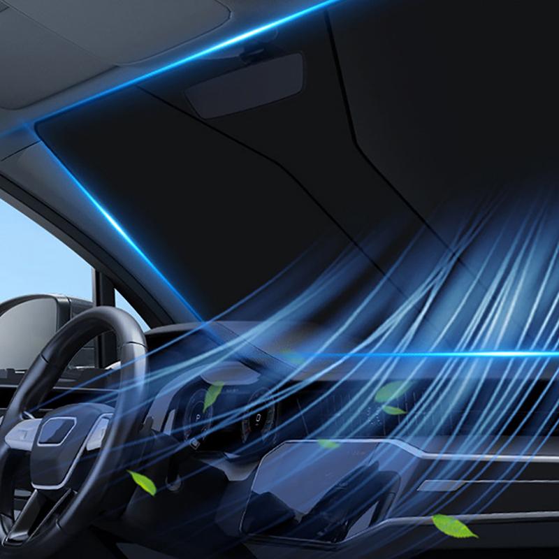 

1 шт., солнцезащитный козырек на лобовое стекло автомобиля, отражатель УФ-лучей, авто оконный солнцезащитный козырек, защитный чехол, складной зонтик