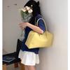 Underarm Bag - Fashionable and Niche "litchi Pattern" Briefcase with Large Capacity for Daily Commuting.