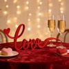 3D Printed Red 'LOVE' Letters Table Ornaments for Valentine's Day Wedding Proposal Decor Happy 2026 Atmosphere Love Gift
