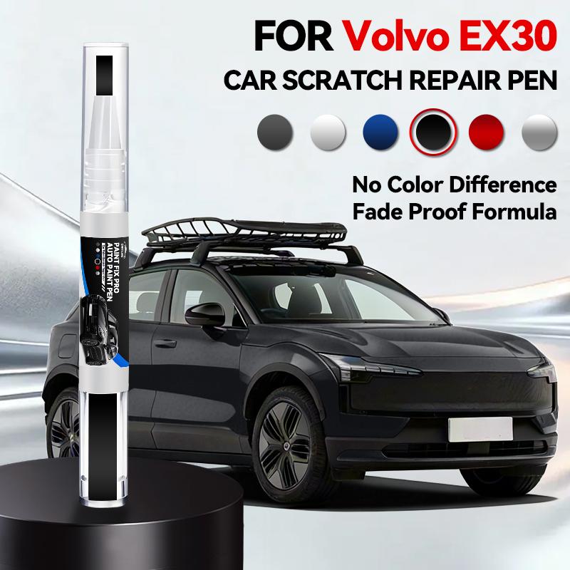 For Volvo EX30 Car Paint Repair Pen Touch Up Scratch Remover DIY Auto Accessories Gray White 707 Black 717 Blue Fluorite Yellow