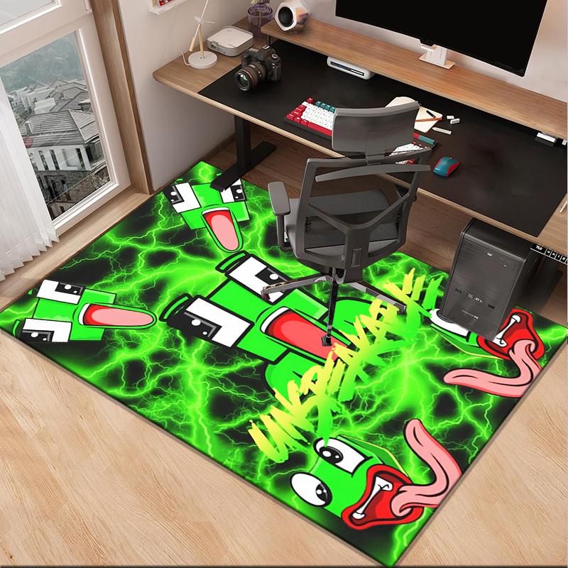 Colorful game Friends Office Rug Chair Mat, Game Carpet, Suitable for Front Door, Bedroom, Living Room, Desk, Holiday Gift