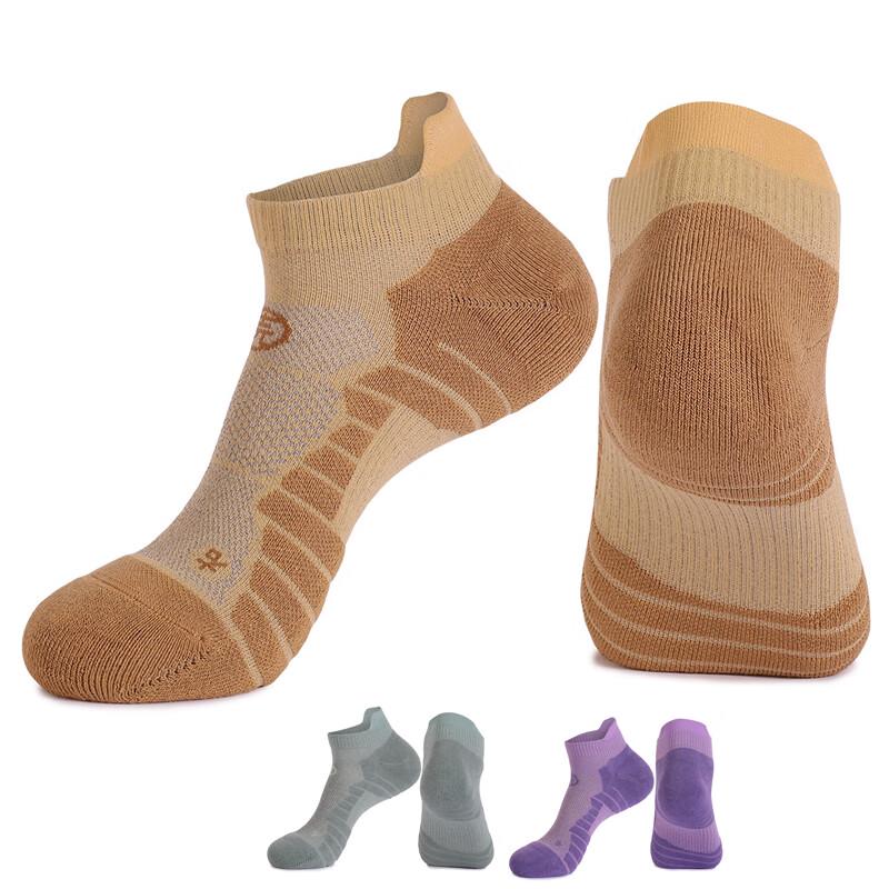 Mingjun Women s Anti-slip Sports Ankle Socks 3-Pack