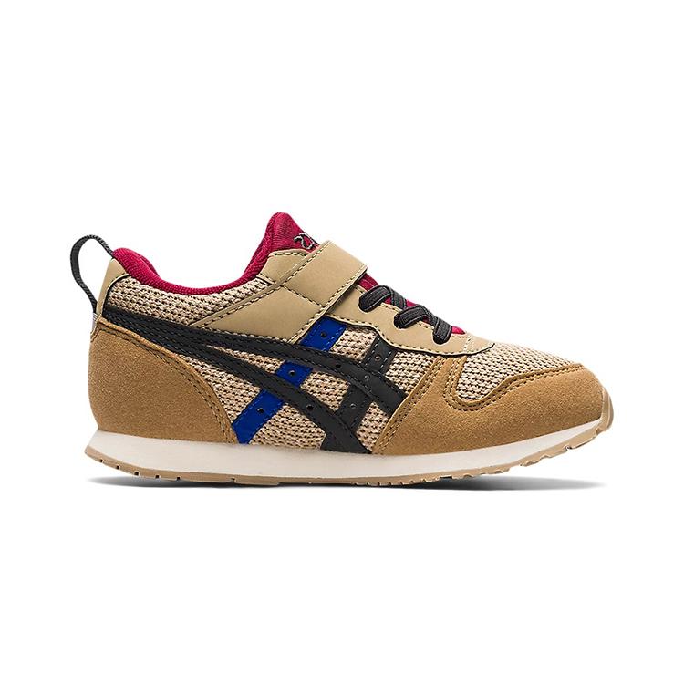 Asics Anti Kick, Abrasion Resistant, And Breathable Low Top Kids' Running Shoes Brown Black Children Aged 3 7 Years Old 1144A194-200