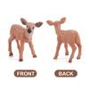 1pcs Animal Statue Small Whitetail Deer Solid Decoration Christmas Desktop Decoration Gift