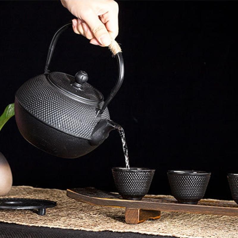 Q1QC Hot Water Kettle Durable Teapot Boiling Kettle Cast Iron Tea Pots Cast Iron Pots