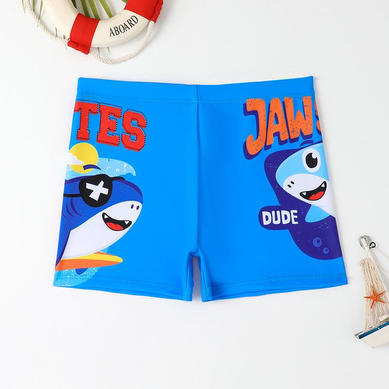 Baby Jungen Badehose mit Cartoon-Print und Schnürung
