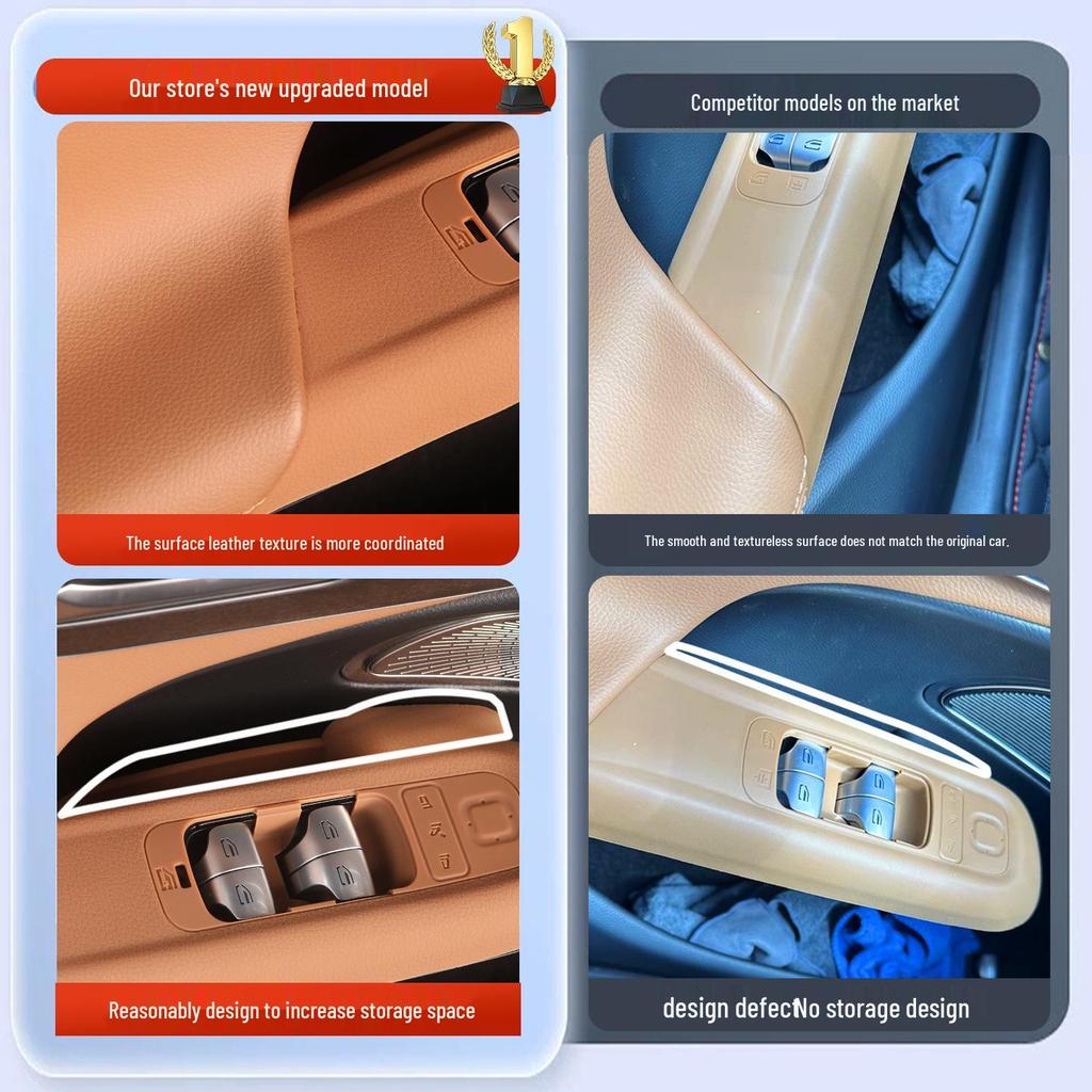Mercedes-Benz E-Class GLC Window Control Silicone Sticker