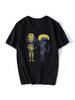 Alien Vs Predator X Beavis And Butthead Hunter And Xenomorph Funny Black T-Shirt Cheap  Cotton T Shirt Men Clothing