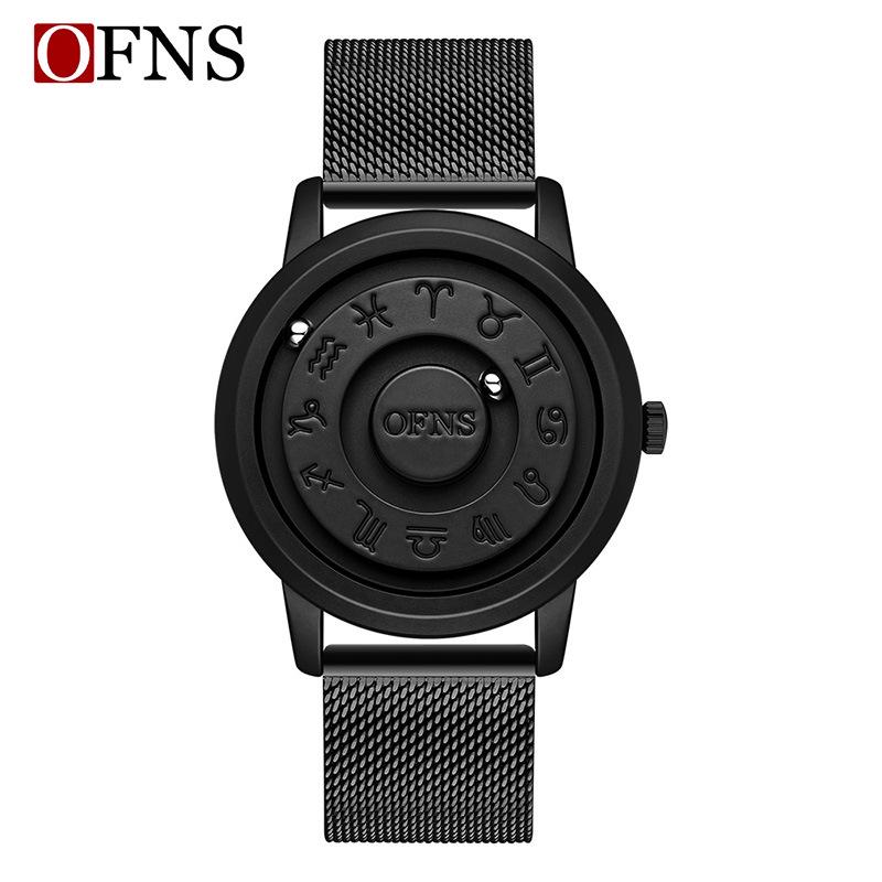 Oufanni Magnetic Levitation Men's Watch - Innovative Bezel-less Roller Ball Design