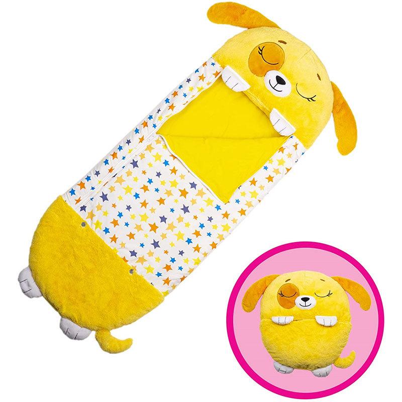 Children's Sleeping Bag Plush Doll Pillow Boys Girls Warm Soft Lazy Kids Sleepsacks Baby Cartoon Sleep Sack For Birthday Gift