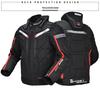 Devil Competition Men's All-Season Motorcycle Jacket: Off-road, Racing, Anti-Fall, Warm Rally Suit.