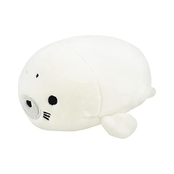 Ribuhaato mascot marshmallow aqua seal (total length approx. 11cm) fluffy and chewy 58205-12