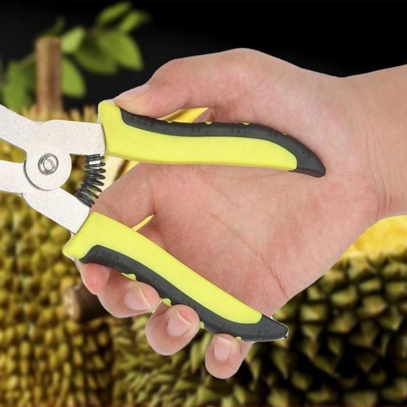 Fruit Sheller Opener Stainless Steel Manual Durian Peel Breaking Tool Ergonomic Design Fruit Shell Opener Gadgets For Dorm