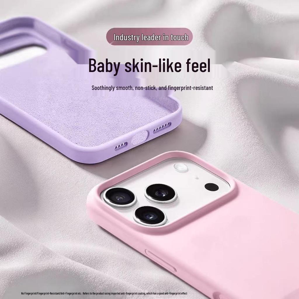 Husă de telefon din silicon lichid de înaltă valoare pentru iPhone 13, 14, 15, 16, 17 Pro Max - Ediție pentru Femei