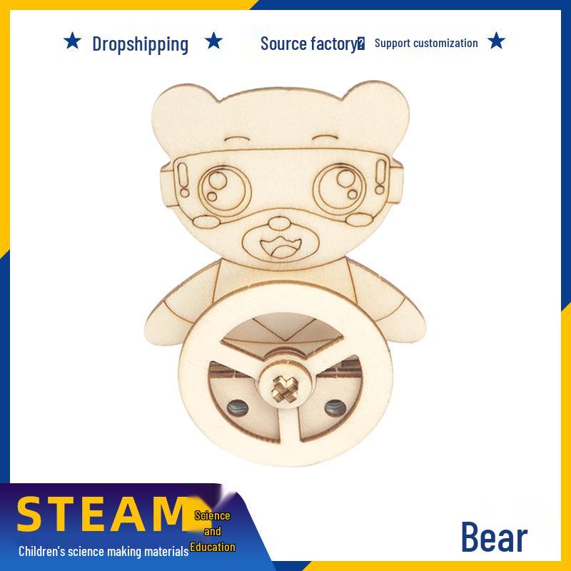 

Handmade Tumbling Bear Science Experiment for Primary School Education