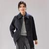 Jinju Women's 100% Merino Wool Double-Faced Lapel Coat
