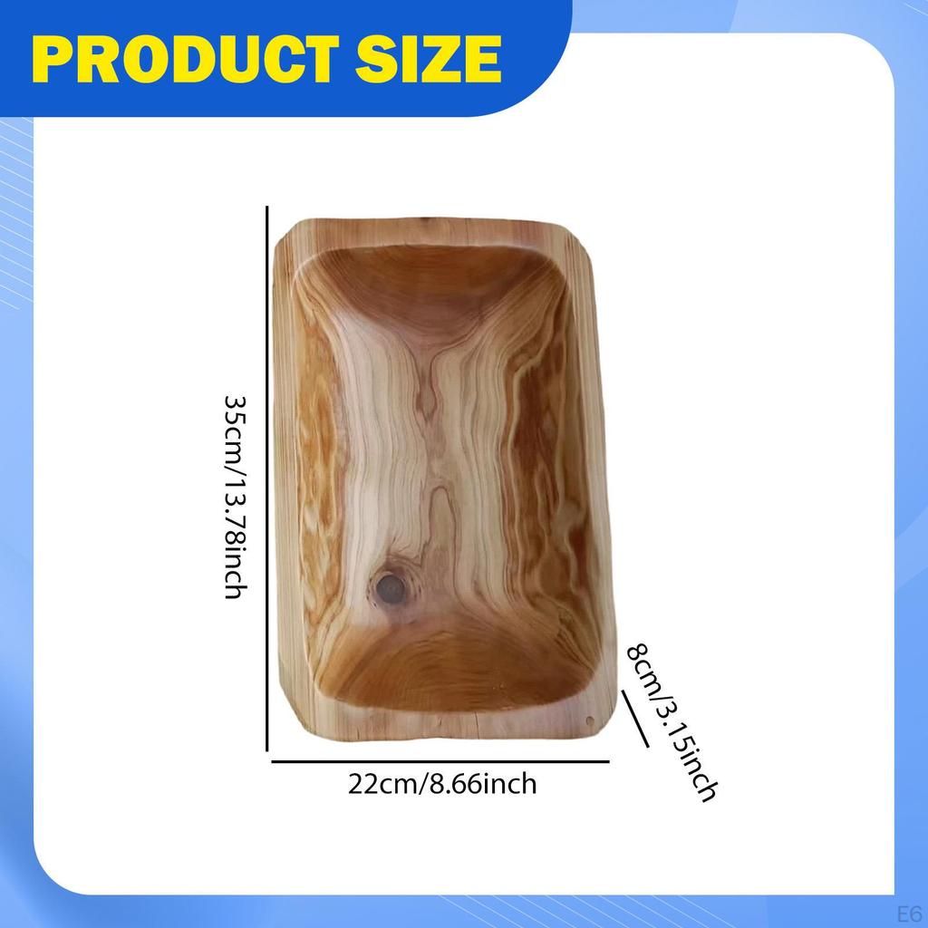 Creative Rectangular Fruit Bowl, Decorative Salad Appetizer Serving Platter, Sandwich Tray for