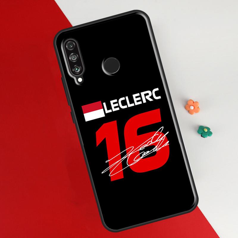 Charles Leclerc 16 F1 Case para Honor 50 8X 9X 10i Capa para Huawei P30 P40 Lite P50 P20 Pro P Smart 2019 Nova 5T