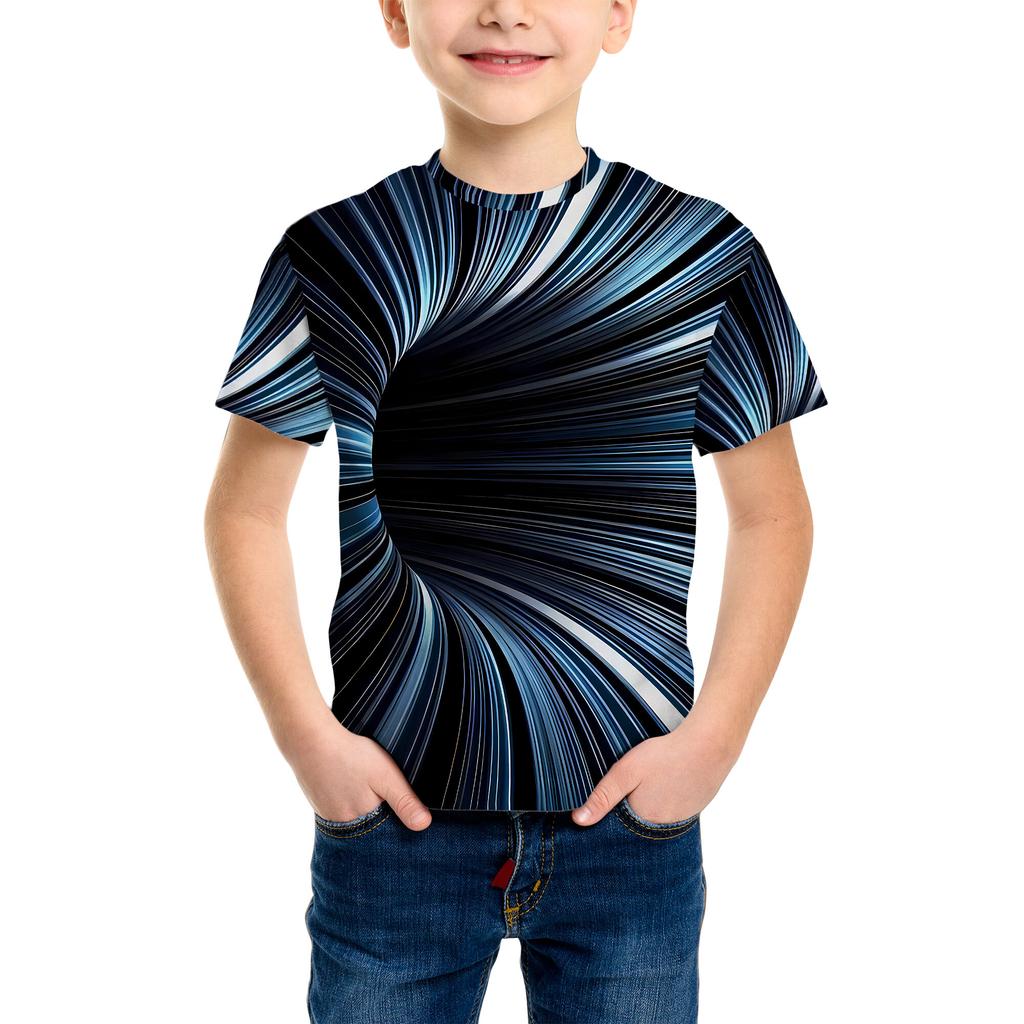 Casual Graphic Children's T-Shirt Boys' Top Summer Short Sleeve Clothing Creative Kids T-Shirt