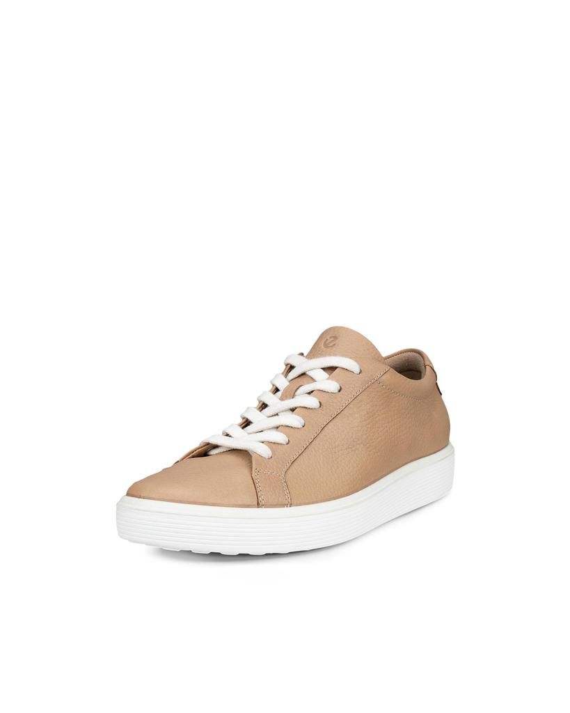 ECCO Soft 60 Women's Nude Sneakers, Size 24.5 cm, 3E