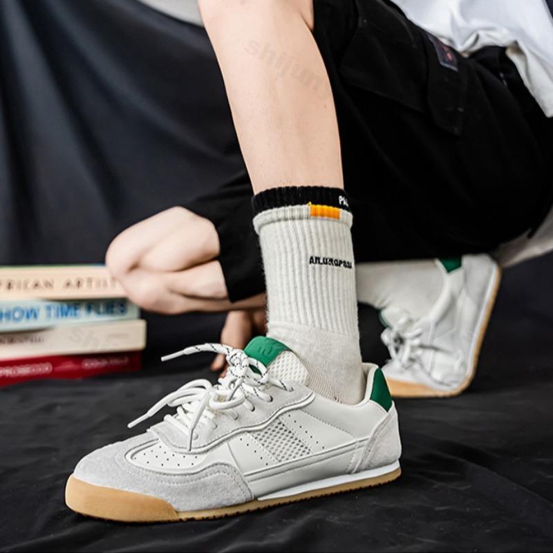 Fashion Mesh Breathable Low Top Casual Sports Shoes for Men 2025 Autumn New Fashiion Trend Versatile Comfortable Non Slip Flat Sneakers