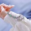 Luxury Women Watches Natural Color Jade Bracelet Quartz Women's Wristwatch Oval Small Dial Fashion Dress Watch Gifts NEW