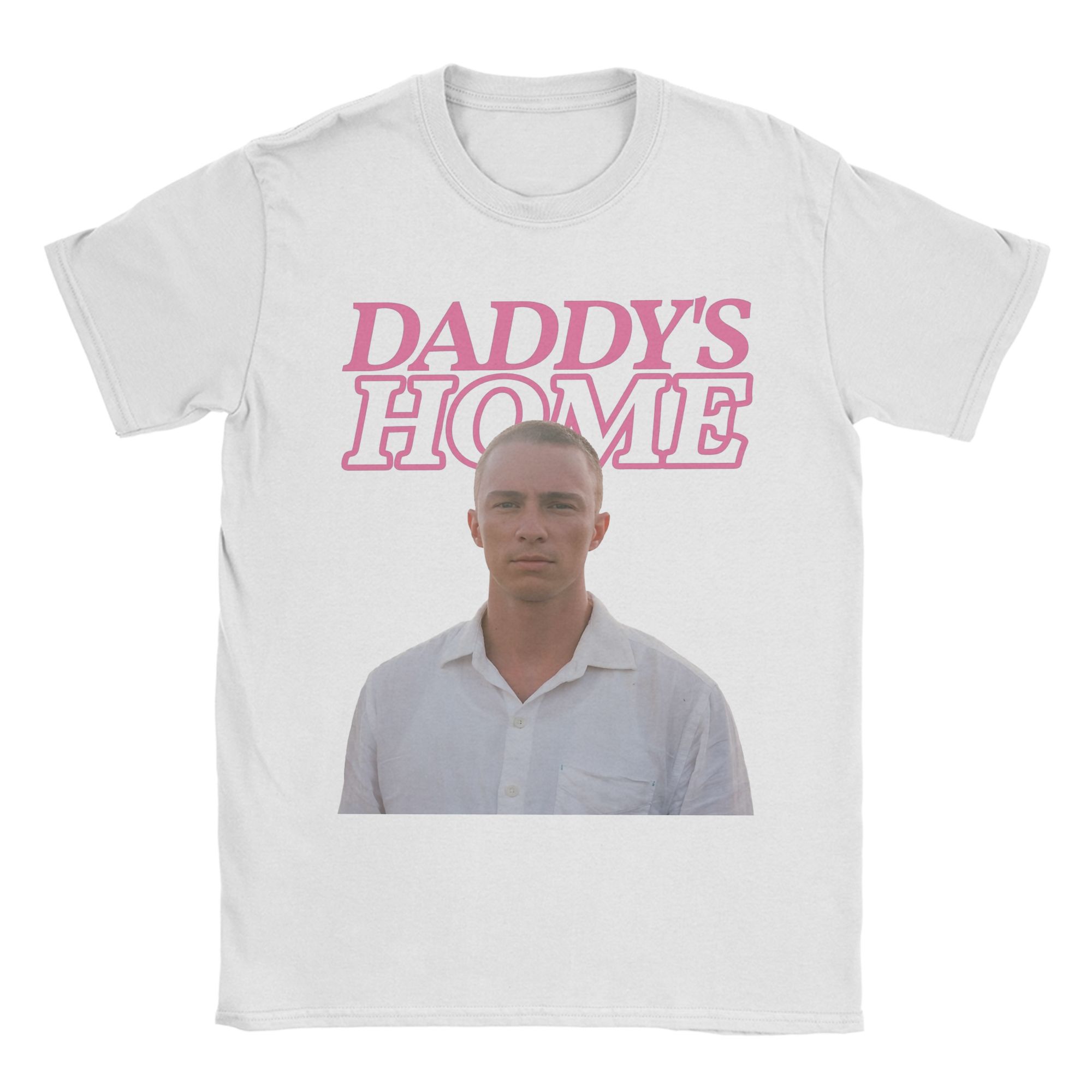 XIXI Fashion Grappig Daddy's Home Drew Starkey T-shirt voor Mannen Ronde Hals 100% Katoen T-shirt Korte Mouwen Tee Shirt Verjaardagscadeau Tops 4XL