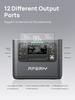 AFERIY P110-D Portable Power Station, 1200W AC Output, 960Wh LiFePO4 Battery, 12 Outputs, 10ms UPS Emergency Power, for Camping, Outdoor
