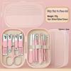 14-Piece Portable Nail Care Kit for Men & Women - Includes Clippers, Ear Pick, and Manicure Tools.