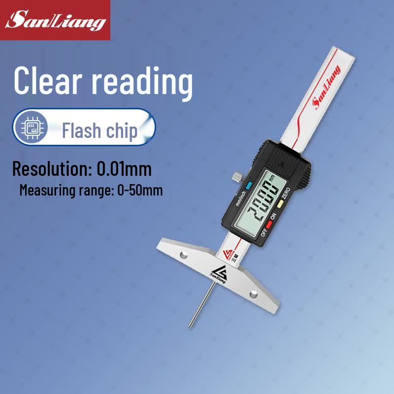 Fine Rod Digital Depth Gauge