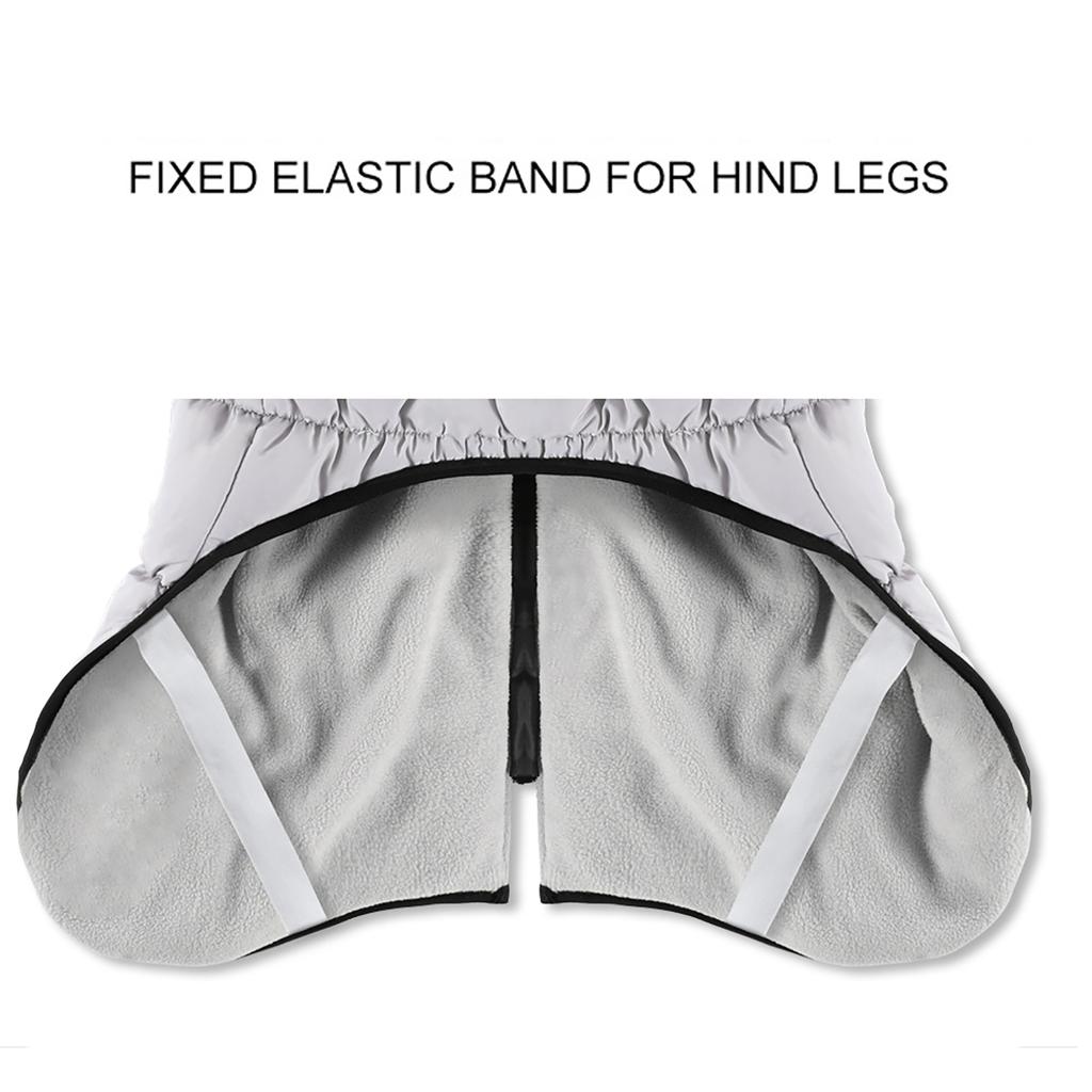 Warmer Hundewintermantel, Wendbare Hundejacke, Pufferjacke, Hundeoberbekleidung für große Hunde