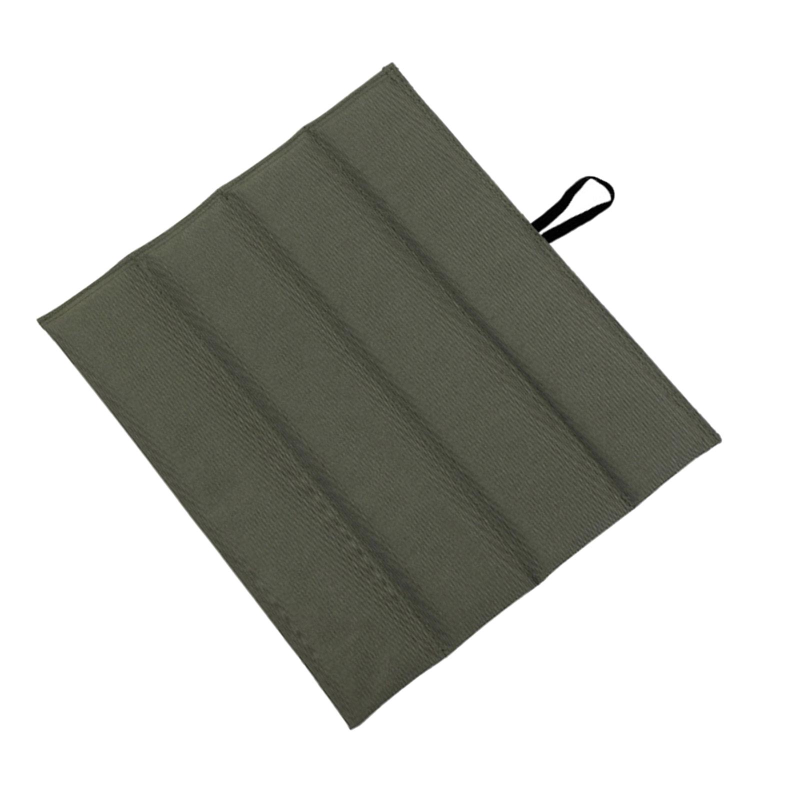 

Портативный складной коврик для сидения на открытом воздухе, водонепроницаемый коврик для сидения для походов, коврик для сидения влагостойкий, прочный зелёный