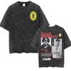 Wholesale Rap Bad Bunny DTMF World Tour Oversized Tshirt for Men Luxurious Fashionable Retro Washed Hiphop Pure Cotton Tshirt