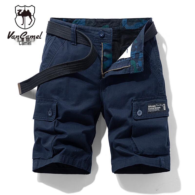 

VANCAMEL Men s Summer Cotton Casual Shorts 34