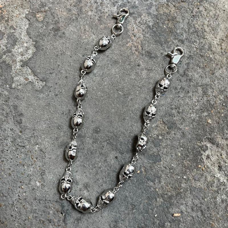 

Men s Punk Metal Skull Pants Chain Fashion Accessory Domineering Rock Party Biker Key Chain Trendy Waist Chain Jewelry